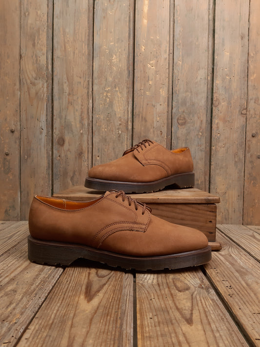 Derbies Dr. Martens vintage Made in England nubuck marron 38 années 90'