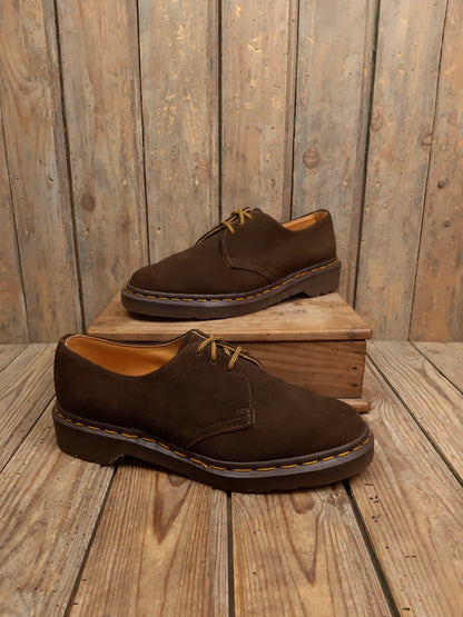 Dr. Martens made in England vintage Derbies daim marron 1484 39